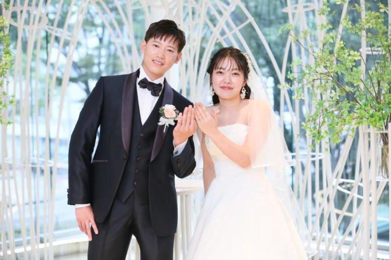 家族と一緒にセレモニーフォト