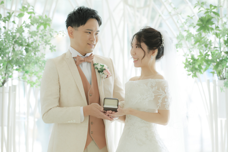 おふたりの大切なアイテムと一緒に