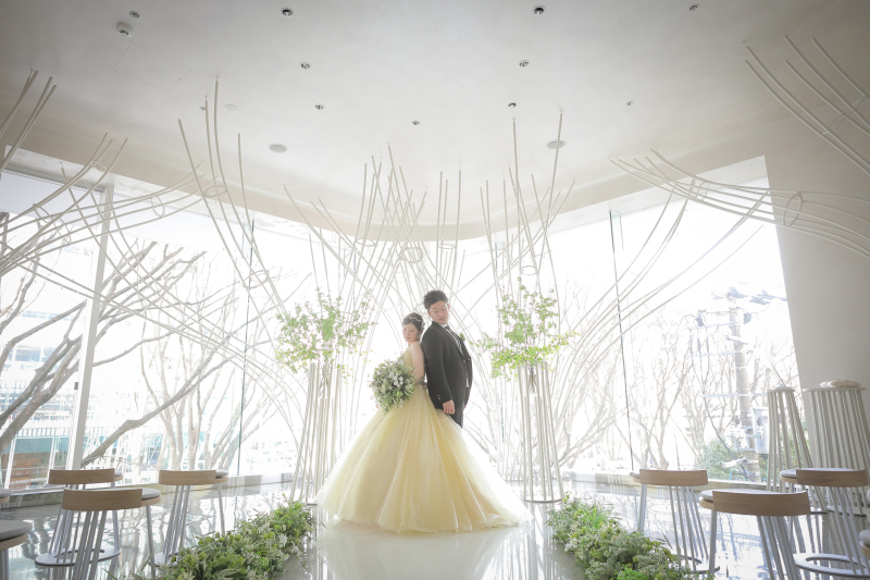 引きの写真はウェルカムボートや報告ハガキにも〇