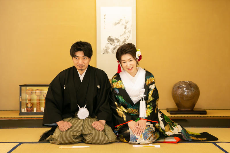 お二人の自然な笑顔があふれます