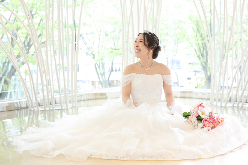 家族との撮影後は、おふたりの写真撮影タイム