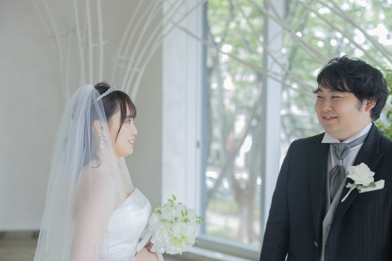 ウェディングドレス姿初対面!!!