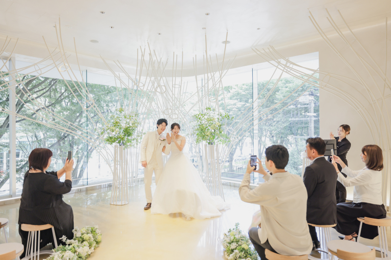 【おひろめフォト】ご家族の皆様とアットホームなフォトウェディング♪