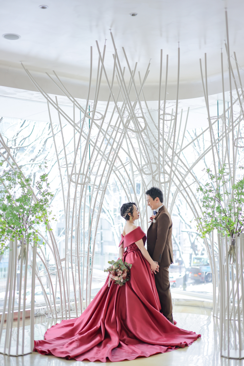 挙式の前撮り撮影に