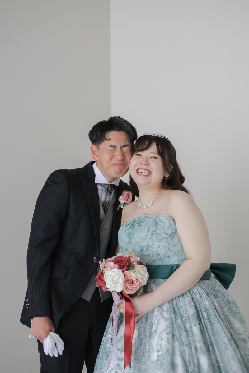 普段通りのお二人らしいカットも!