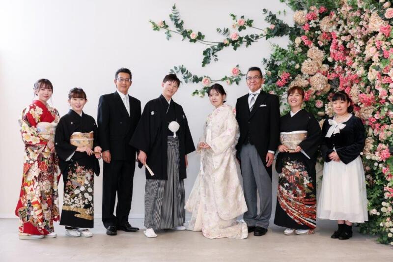 ご家族と一緒にしっかり目の写真も可能