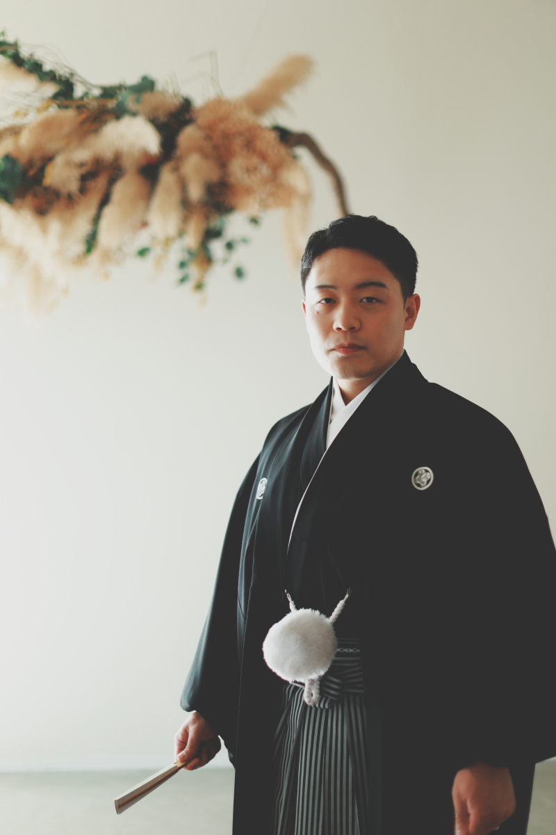 キリっとかっこいい新郎様