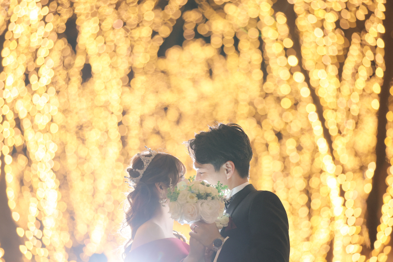 光をバックに・・