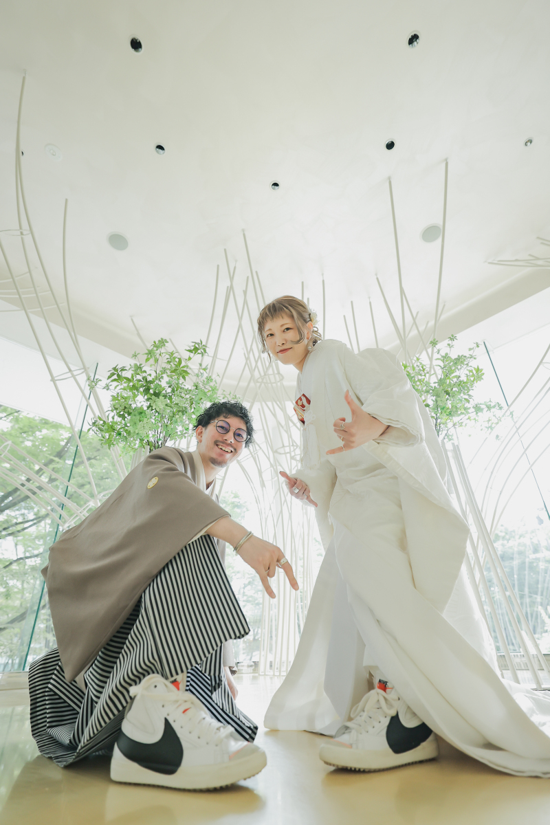 お揃いのスニーカーショット!