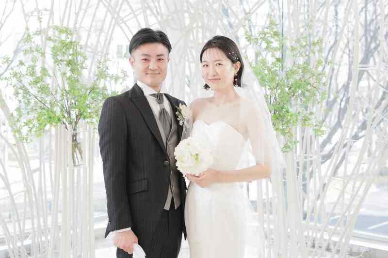 お二人での結婚記念写真はしっかりと撮影