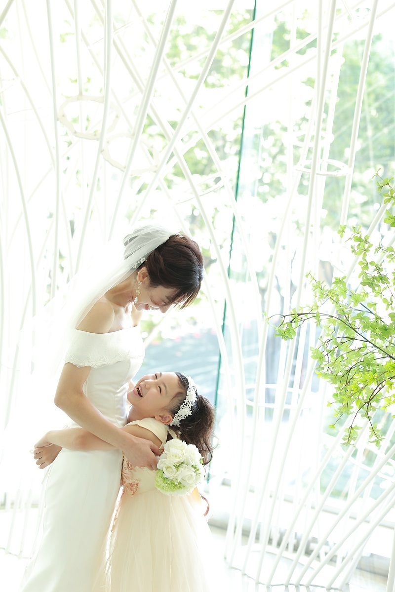 キレイなママをみてお子様も大喜び