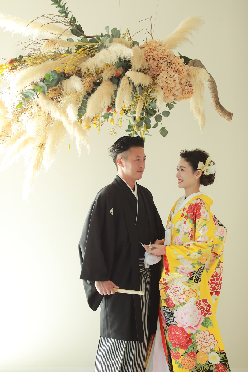 和装でしっとり