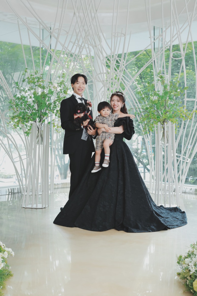 お子様とワンちゃんと一緒に楽しい撮影!