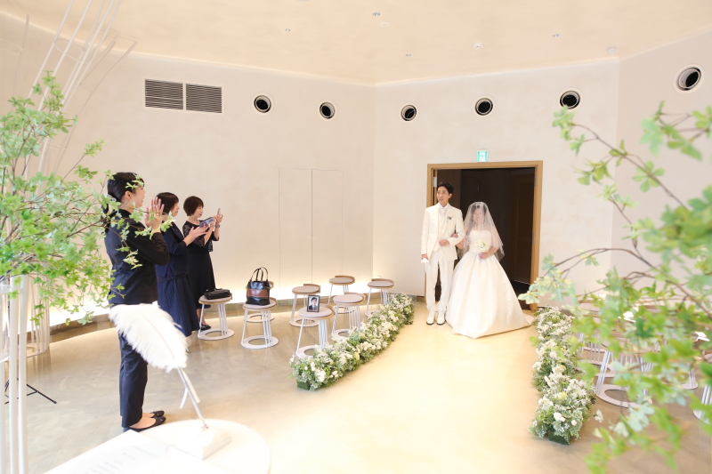 新郎新婦入場☆