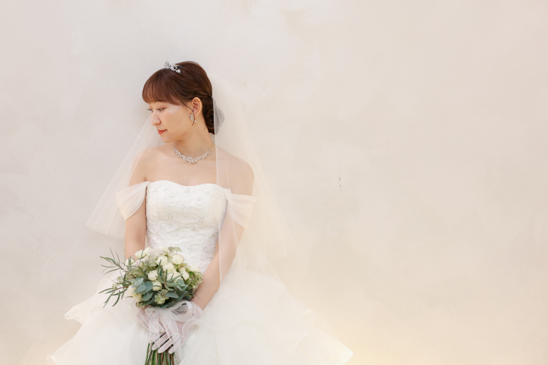 続いて新婦様のソロショット