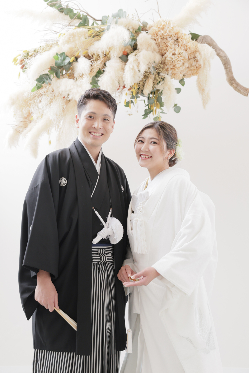 和装で前撮り