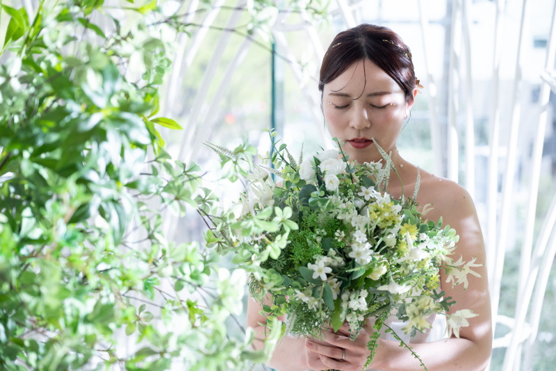 まるで天使のような新婦様