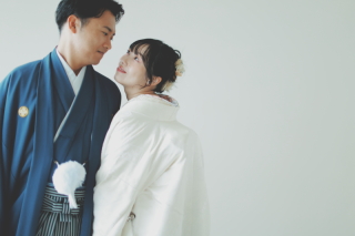 和装でスタジオフォト！