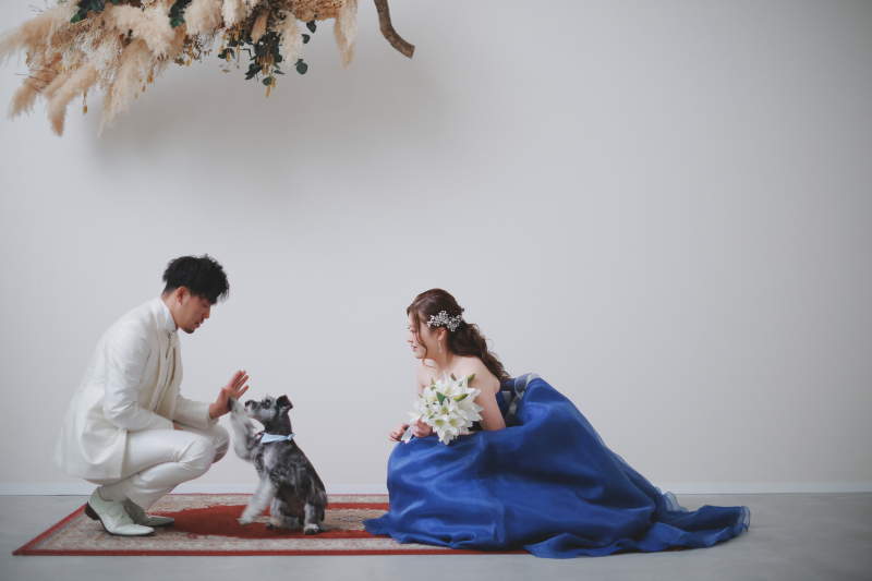 小さな結婚式　仙台店_ペットと一緒に撮影できる