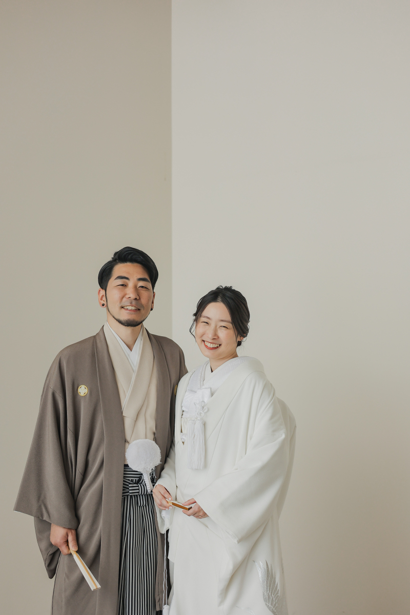 和装のお姿も！