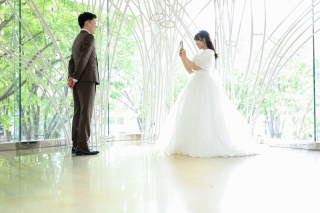 小さな結婚式　仙台店_チャペルフォト/ウェディングドレス