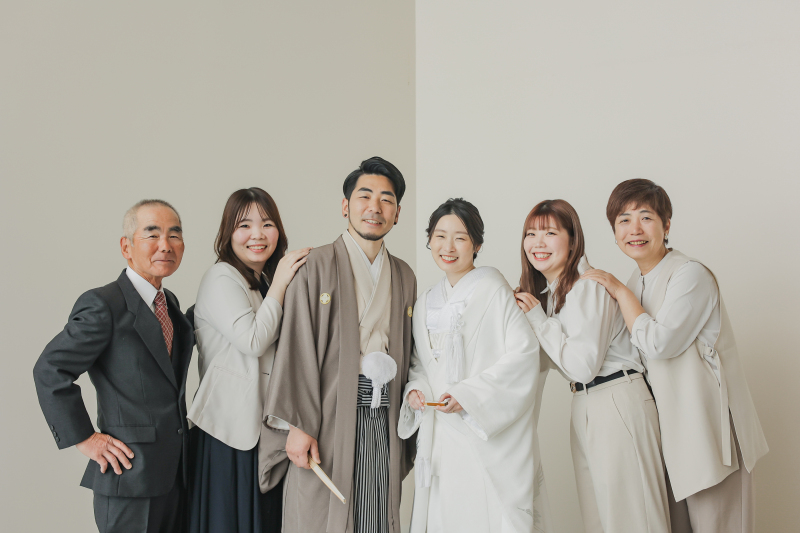 ご家族での集合写真もOK！