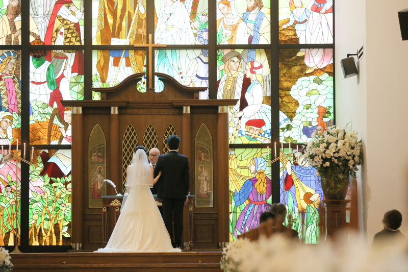 ゆりが丘教会マリアージュアンヴィラでの撮影