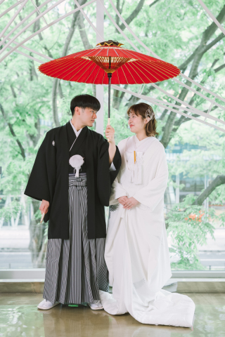 王道の和っぽさも出しつつ、ケヤキ並木もきれいに。