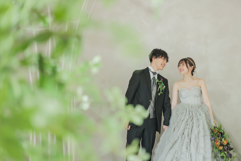 緑のケヤキ並木の時期におすすめ！チャペル＆定禅寺通りロケーション撮影プラン