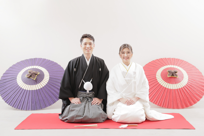 【結婚報告・年賀状にも◎】大切なご家族も一緒に撮影OK*