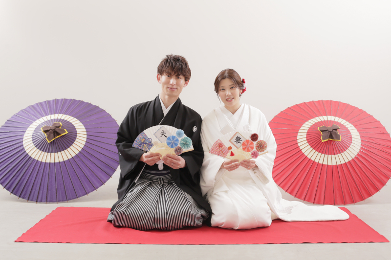 <1DAY手ぶらOK>基本料金50%OFF・デザインスタジオ撮影☆和装1着プラン|全50カットデータ・花嫁ヘアメイク込