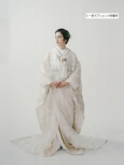 白 ﾚｰｽ打掛SUK-03 