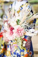 [名古屋]和装大ぶりｸﾗｯﾁﾌﾞｰｹ(ﾀﾞﾘｱ) 