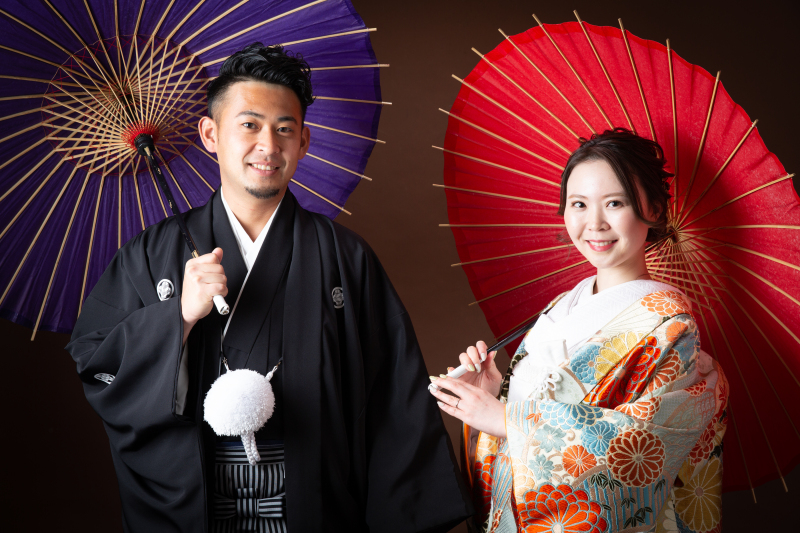 番傘を使用して♪