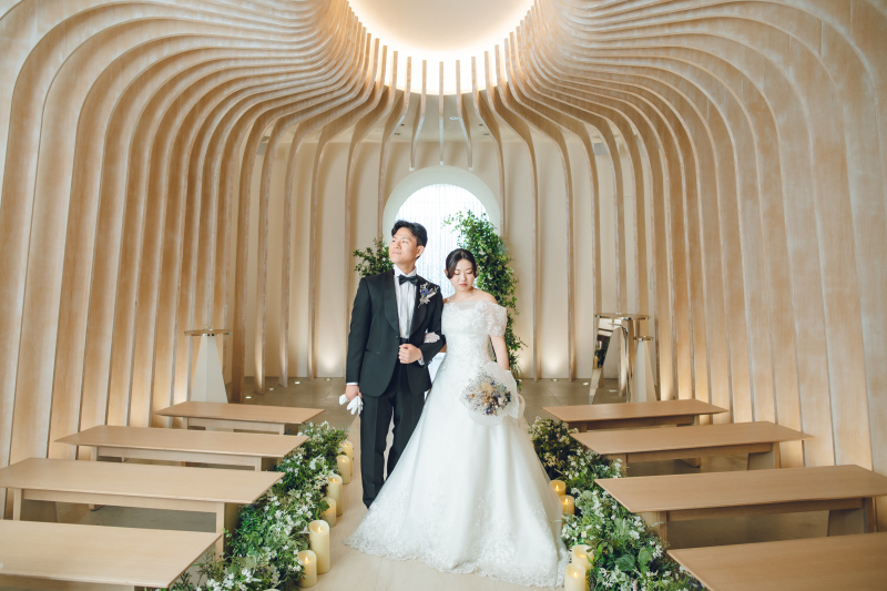 挙式前の前撮りもお撮りいただけます♪