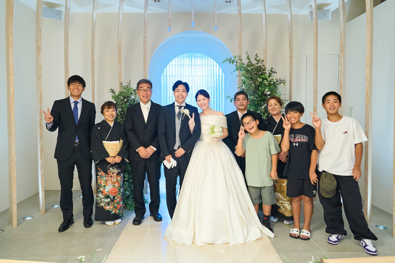 お世話になってきた皆様とセレモニーフォトウェディングを