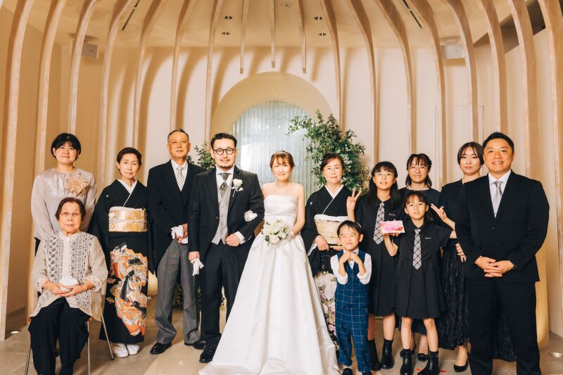 挙式後　写真撮影タイム