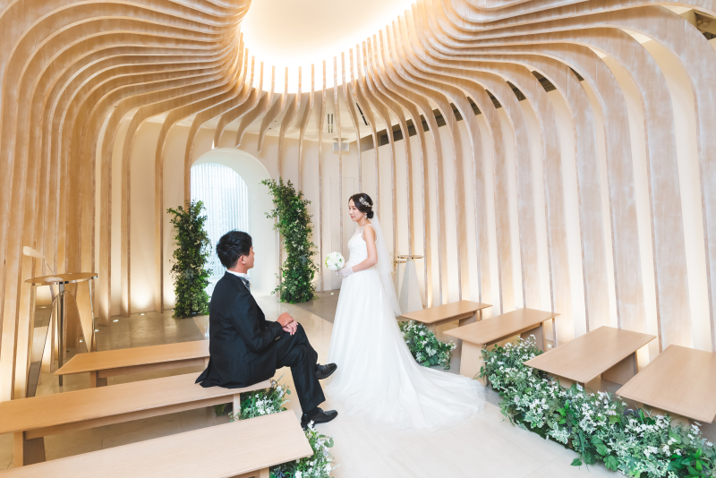 ナチュラルテイストなチャペル♪