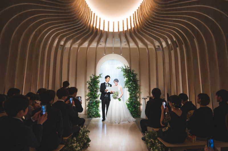 セレモニーシーンも皆様とご一緒に!