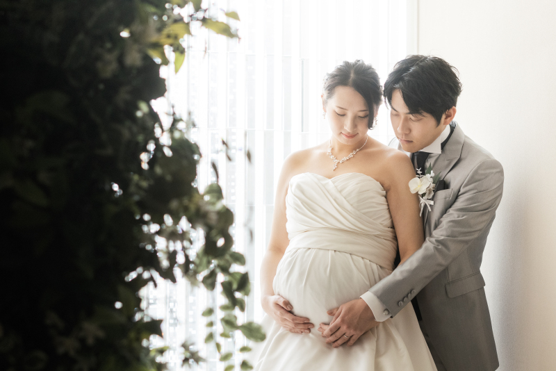 小さな結婚式 名古屋店_マタニティフォトの撮影ができる