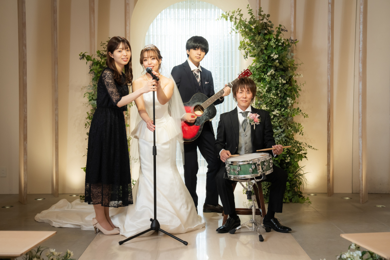 アイテムを使用したオリジナル撮影もご家族で