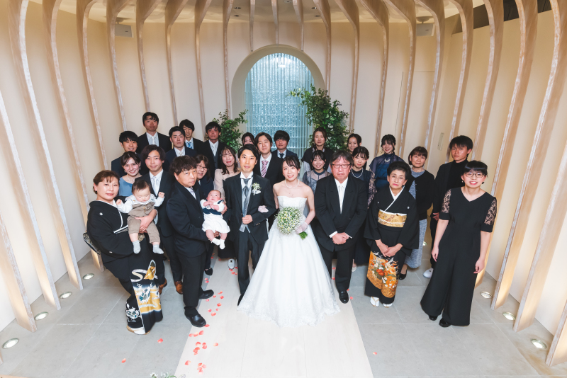 小さな結婚式 名古屋店_家族・友人を撮影に呼べる