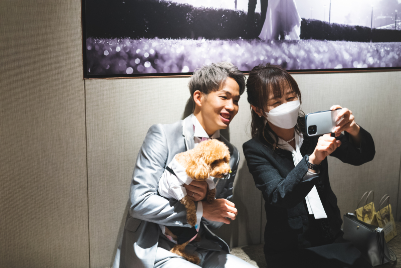 小さな結婚式 名古屋店_自分のカメラでも撮影できる