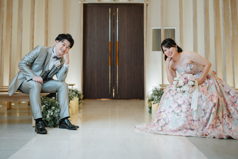 チャペルとスタジオお好きな場所で撮影いただけます