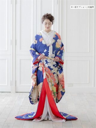 色打掛　扇面花手毬 