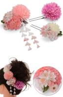 和装ﾍｯﾄﾞﾊﾟｰﾂ(ﾋﾟﾝｸﾋﾟﾝﾎﾟﾝﾏﾑ) 