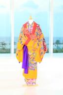 プラン内　琉装打掛イエロー
