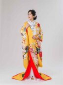 プラン内　色打掛黄色