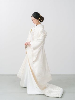 白AP-109 鶴に花集庭園 