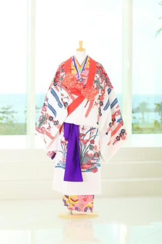 琉装打掛ホワイト